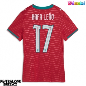 Portugalsko Rafael Leao #17 Dámské Domácí Dres MS 2026 Krátký Rukáv